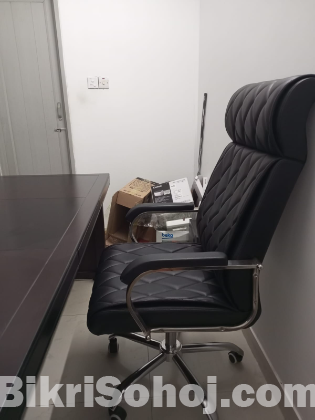 Office Table & Revolving Office Chair